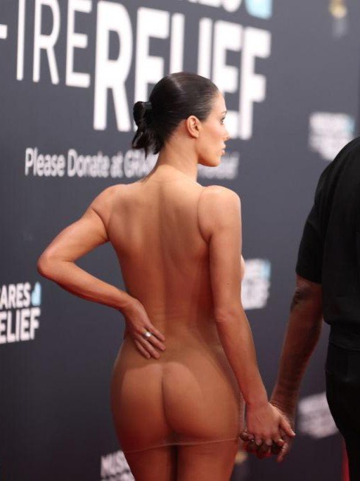 Kanye West Wife Naked See-Through (Bianca Censori) #rdaly4OA